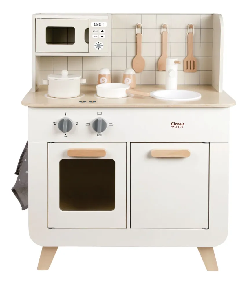 Cocina de juguete de madera